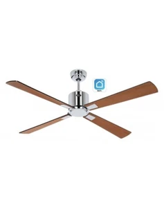 Ventilador De Techo CasaFan ECO NEO III 132cm Con WiFi 948202W Teca Y Negro - Imagen 1 de 9