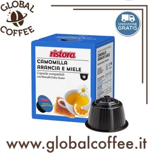 160 Capsule Ristora Camomilla Arancia e Miele Compatibili Nescafè Dolce Gusto - Foto 1 di 1