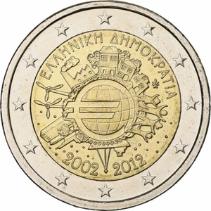 [#1304182] Griechenland, 2 Euro, Introduction de l'euro, 2012, Athens, Bi-Metall - Zdjęcie 1 z 2