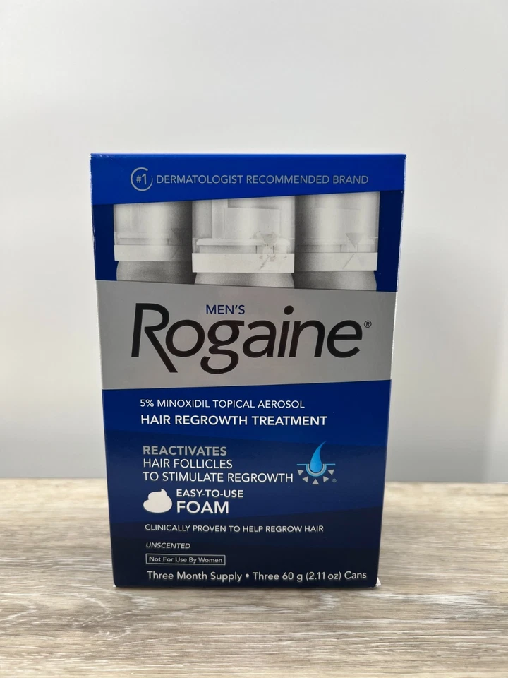 MEN'S ROGAINE 5 Minoxidil Topical Aerosol Unscented Foam ( )