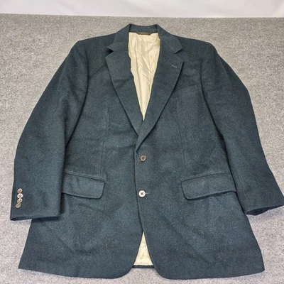 Blazer Neiman Marcus Sandhurst Lana Cachemira Gris Abrigo Deportivo Talla 46R Foto 1 de 4