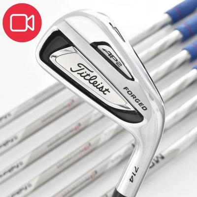 7pcs Titleist AP2 714 Forged Irons Set 4-5-6-7-8-9-P PW 100S Stiff RH Golf Clubs - Image 1 of 4