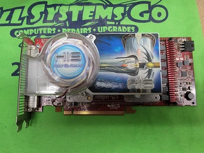 HIS ATI Radeon X1950XT Video Card 256MB GDDR3 PCIe PCI-Express x16 Dual DVI-I - Image 1 of 3