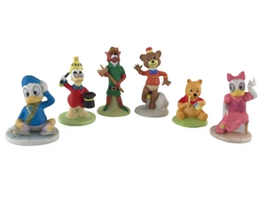 Disney Collection Porcelain 6 Figurines Donald Vintage 1987 1988 Danbury Mint - Picture 1 of 11