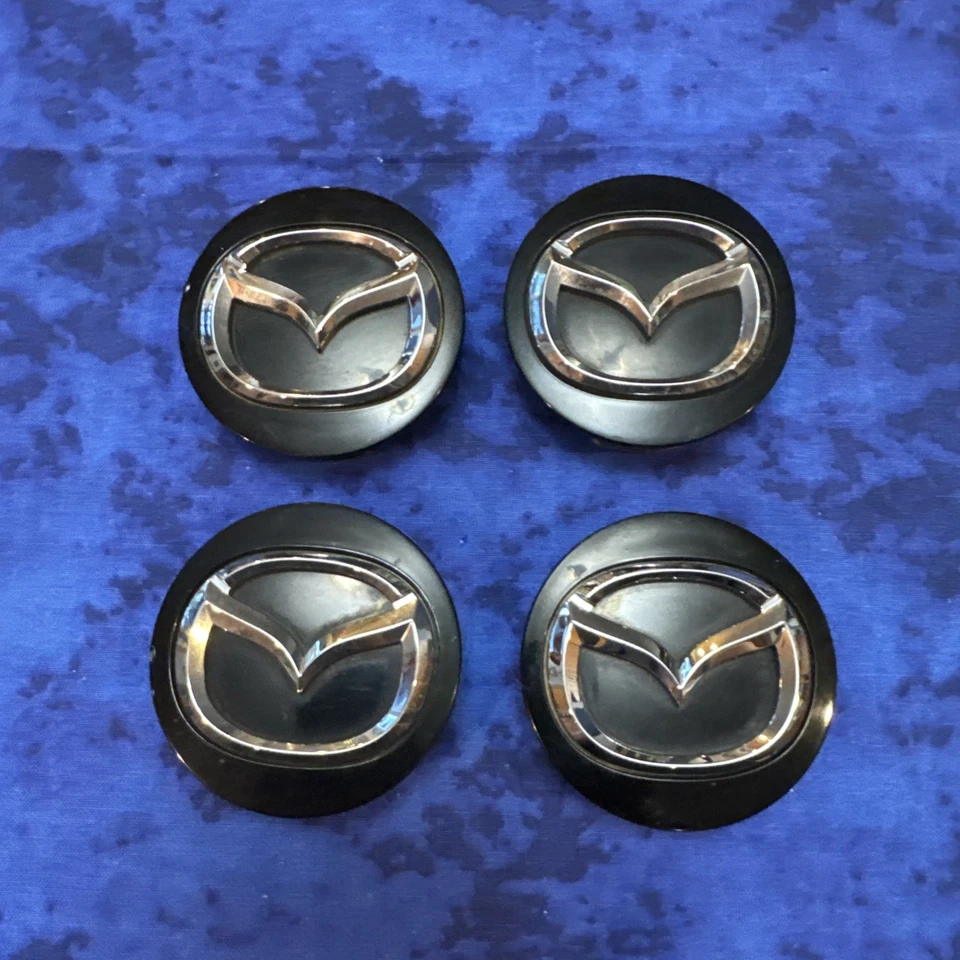 Оригинальный комплект из 4 центральных колпаков обода для Mazda CX-7 CX-9 Mazda6 Miata MX-5 RX-8 2001-2018 годов выпуска - Изображение 1 из 4