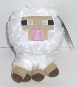 Minecraft Series 2 Overworld 6" Baby Sheep Plush Stuffed Animal Mojang (2014) - Picture 1 of 9