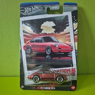 Hot Wheels Silver Series JBY91 CHASE '67 Porsche 911 R Metallic National Icons  - Image 1 of 4