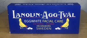 SWEDEN Victoria Egg White Pack FACIAL CARE Soap Lanolin-Agg-Tval 6 - 1.7 OZ NOB - Picture 1 of 11