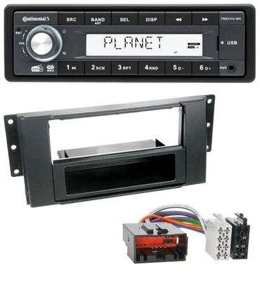 Continental MP3 AUX USB DAB 1DIN Autoradio für Land Rover Freelander 2007-2010 - Bild 1 von 4