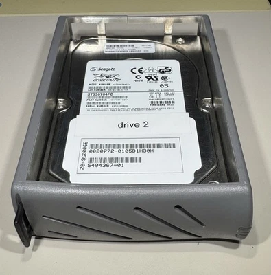 Sun 540-4367 36.4GB 3.5" 10K RPM FC-AL Disk Assembly With Tray (ST336704FC) - Image 1 of 4