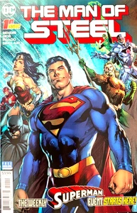 The Man of Steel #1 (2018) VF/NM💥1st Team App. of the Galactic Circle💥 - Picture 1 of 9