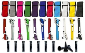 Mini Otoskop Set Ohrenleuchte Tiermedizin Ohrenarzt mit Kaltlicht 11 Farben - Bild 1 von 18