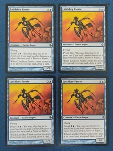 MTG 4x Latchkey Faerie x4 NM Morningtide Magic the Gathering Playset - Picture 1 of 2