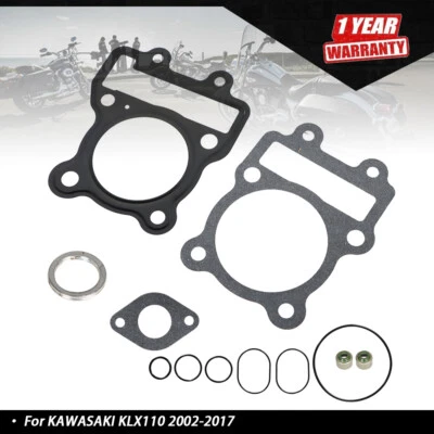 Juego de juego de juntas de extremo superior de cabeza para KAWASAKI KLX110 2002-2017 KLX 110 Foto 1 de 4