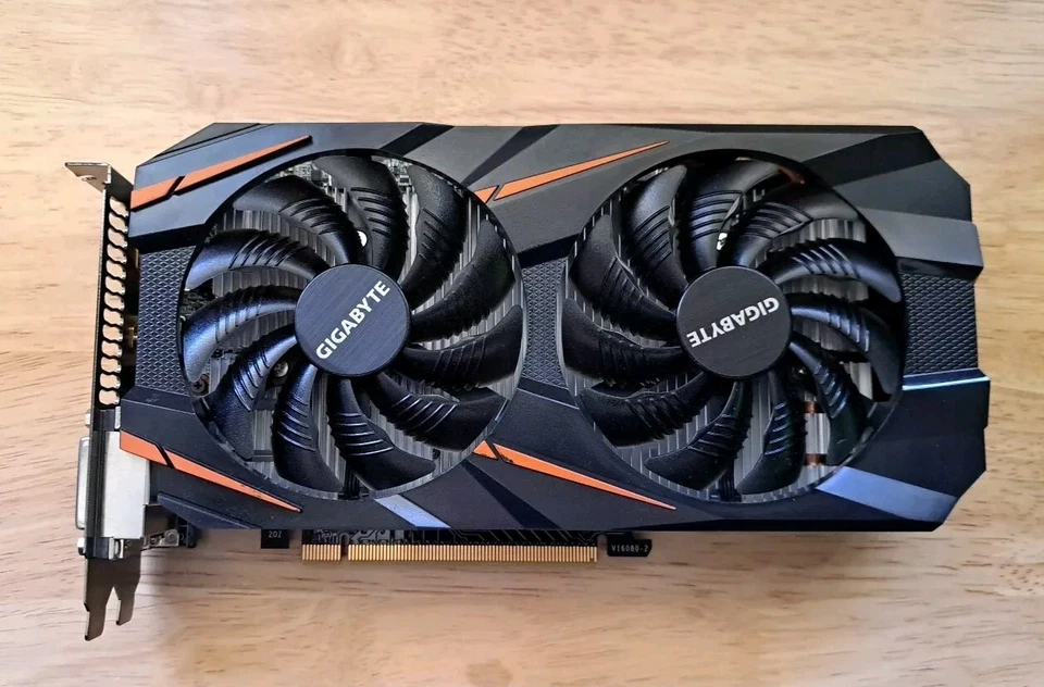 GIGABYTE GV-N1060 WF2 OC 3GB DRR5 GRAPHIC CARD #X978 - Image 1 of 4