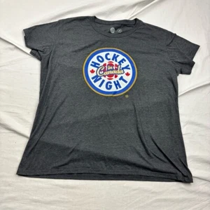 Hockey Night x Black Maple Adult Graphic Tee Heather Gray Medium - Picture 1 of 6
