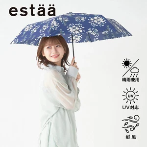 Japón【estaa】Margaret Anti-UV Resistencia al Viento Ligero Paraguas Plegable - Imagen 1 de 12