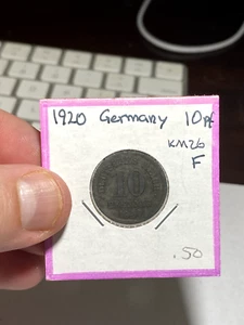 1920 Germany 10 Pfennig - Picture 1 of 2