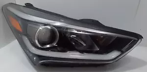 2016-2019 HYUNDAI SANTA FE FRONT RIGHT RH SIDE HALOGEN HEADLIGHT LIGHT LAMP OEM - Picture 1 of 14