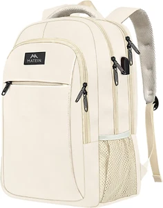 Zaino PC 15.6 Pollici, Zaino Porta PC Donna Con Caricatore USB, Zaino Lavoro Don - Foto 1 di 12