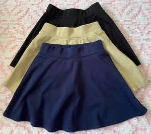 TODDLER GIRLS UNIFORM SKOOTER SKIRT CHILDRENS PLACE KHAKI BLACK NAVY LOT SZ XS/4 - Picture 1 of 14