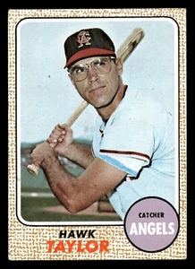 1968 Topps HAWK TAYLOR #52 EX California Angels - Picture 1 of 2