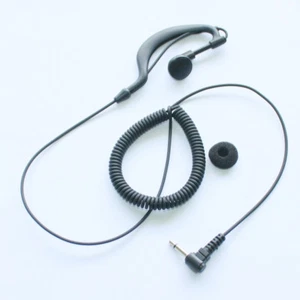 5PCS 3.5mm Ear-Hook Earpiece Earphone for Speaker Mic For Two Way Radio New - Picture 1 of 2