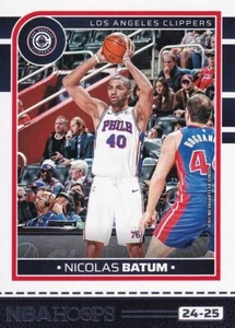 2024-25 Panini NBA Hoops - Nicolas Batum #158 - Clippers - Picture 1 of 2