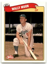 1989 SWELL BASEBALL GREATS WALLY MOON LOS ANGELES DODGERS #81