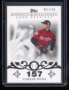 2008 Topps Moments & Milestones /150 #112 Andy Pettitte - Picture 1 of 2