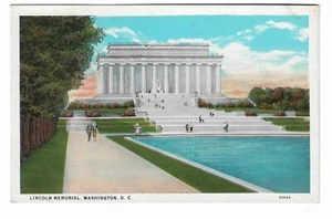 VTG Postcard Lincoln Memorial,  Washington D.C.  - Picture 1 of 2