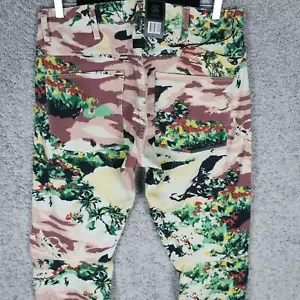 G-STAR ELWOOD X52 HERREN 5622 KONISCH W33 L34 VINTAGE ALOHA HAWAII BLUMEN PHARRELL - Bild 1 von 7