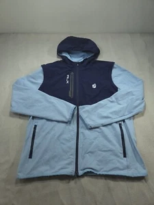 Ralph Lauren Jacket Mens Large Blue RLX Golf Performance Convertible Terry Hood - Picture 1 of 9