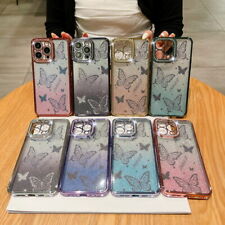 Butterfly Diamond Glitter Case For iPhone 14 13 12 Pro Max 11 Clear Phone Cover