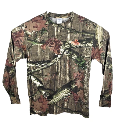 Mossy Oak Break Up Infinity T Shirt Mens Sz Large Long Sleeve Hunting Camouflage - Image 1 of 4