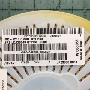 Vishay Surface Mount Inductors 1210 3.3uH 5% IMC1210SY3R3J 2k/reel Free Ship - Bild 1 von 3