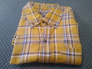 lässiges Country Outfitters Button Down Kurzarm kariertes Hemd Herren Gr. XL - Bild 1 von 10