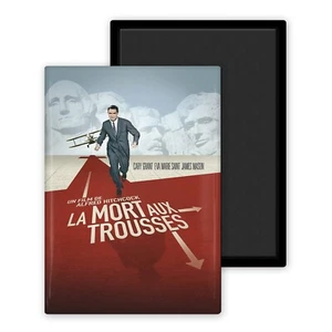 La Mort aux trousses 1959 version 1 Affiche Film Cinéma-Magnet 54x78mm - Foto 1 di 8