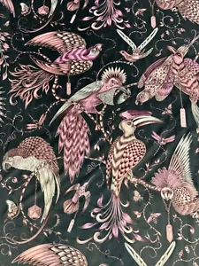 Clarke und Clarke Emma J Shipley Audubon Stoff Col.pink Samt 5 Meter - Bild 1 von 10
