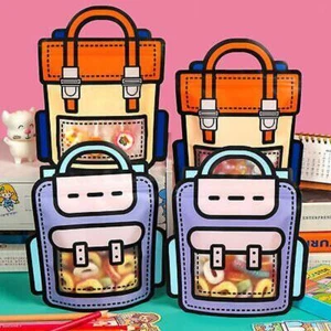 30Pcs Cartoon Backpack Birthday Treat Party Favor Goodie Candy Gift Storage Bags - Picture 1 of 8