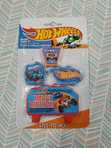 Hot Wheels Geburtstagskerze 4er Set - Bild 1 von 2