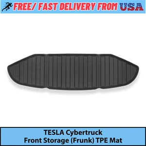 Tesla Cybertruck Front Storage Frunk Protector Layer Mat TPE Durable - Picture 1 of 9