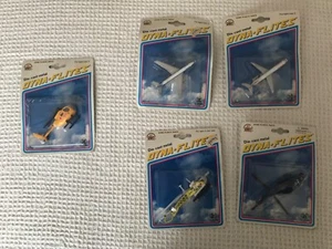 Dyna flites vintage 1993 set 5 aerei 4 blister sigillati e 1 aperto - Foto 1 di 13