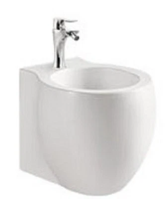 Bathroom Bidet - Modern Bathroom Floor Standing Bidet - Vinci - 23" - Image 1 of 2