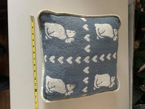 Vintage 13” Cat Throw Pillow Cover box38 - Picture 1 of 2