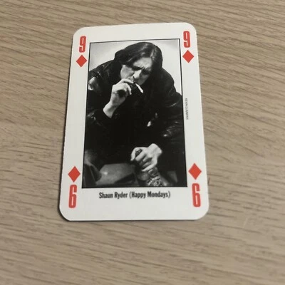 1992 NME Card Shaun Ryder Happy Mondays New Musical Express Leader Of The Pack - Image 1 of 2