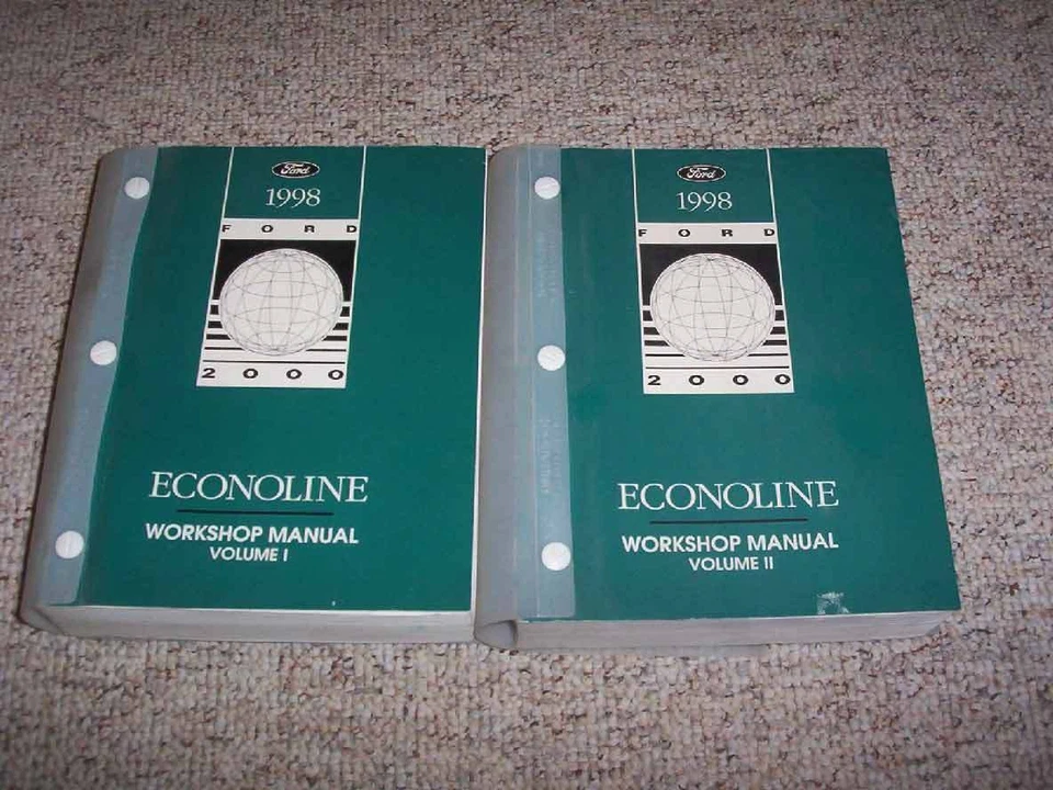 1998 Ford Econoline E150 E250 E350 фургон магазин сервис ремонт руководство 7,3 л дизель xz - Изображение 1 из 1