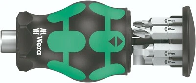 Wera Kraftform Kompakt Stubby Magazine 5 Screwdriver Set 05008878001 - Image 1 of 4