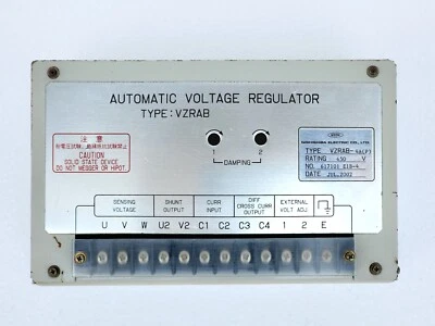NISHISHIBA VZRAB- 4A(P) Automatic Voltage Regulator (AVR) / NSDK VZRAB- 4A(P) #1 - Image 1 of 4