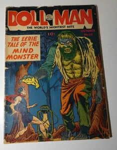 Doll Man #42 Quality Comics 1952 Tale of the Mind Monster Good - Imagen 1 de 3